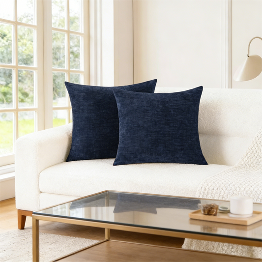 Chenille Pillow Covers (Set of 2) – Soft Decorative Cushion Cases