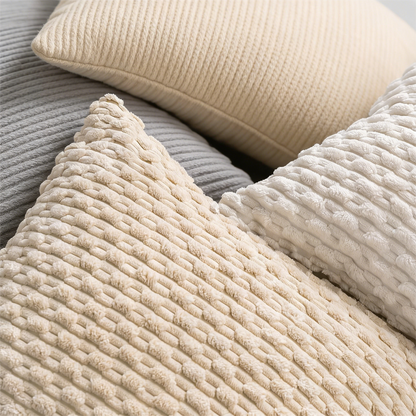 Textured Knit Pillow Covers – Soft Decorative Cushion Cases