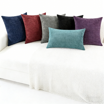 Chenille Pillow Covers (Set of 2) – Soft Decorative Cushion Cases