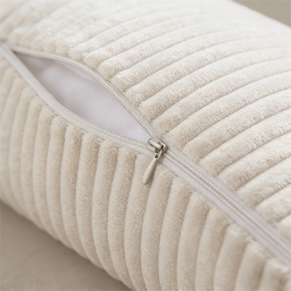 Textured Patchwork Corduroy Pillow Cover