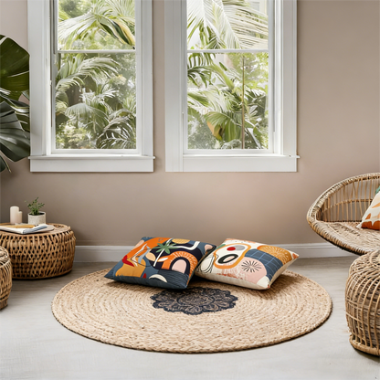 Abstract Art Pattern Decorative Pillow Cover