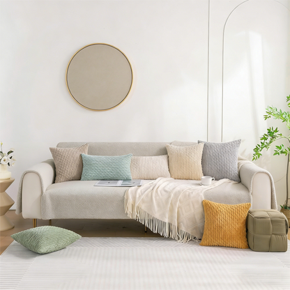 Textured Knit Pillow Covers – Soft Decorative Cushion Cases